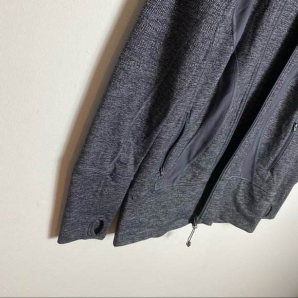 LULULEMON In Stride Jacket Heathered Coal & Grey - Picture 6 of 12